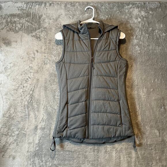 Calia Ruched Knit Vest Castlerock Gray Size Small New - Picture 1 of 7